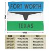 BASTU Flag of Fort Worth, Texas (1968-2004) Throw Blanket for Men Women Couch Bed Sofa Throw Blanket 60""x50"" Blankets, Black view 3