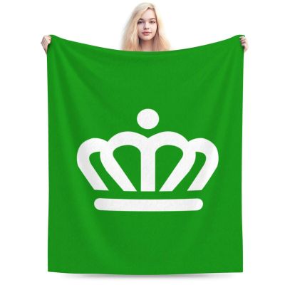 Flag of Charlotte, North Carolina (Green) Throw Blanket for Men Women Couch Bed Sofa Throw Blanket 60"x50" Blankets