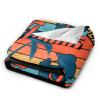 BASTU Cocoa Beach Florida Throw Blanket for Men Women Couch Bed Sofa Throw Blanket 60""x50"" Blankets, Black view 2