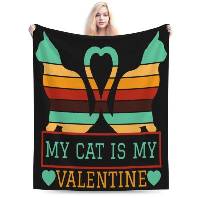 Cat Tails Forming A Heart Throw Blanket for Men Women Couch Bed Sofa Throw Blanket 50"x40" Blankets