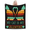 Cat Tails Forming A Heart Throw Blanket for Men Women Couch Bed Sofa Throw Blanket 50"x40" Blankets view 1