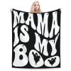 Mama Is My Boo-Wave Throw Blanket for Men Women Couch Bed Sofa Throw Blanket 60"x50" Blankets view 1