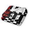 BASTU Coast Guard Papa National Flag Throw Blanket for Men Women Couch Bed Sofa Throw Blanket 60""x50"" Blankets, Black view 2