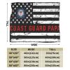 BASTU Coast Guard Papa National Flag Throw Blanket for Men Women Couch Bed Sofa Throw Blanket 60""x50"" Blankets, Black view 3