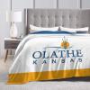 Olathe Flag Throw Blanket for Men Women Couch Bed Sofa Throw Blanket 60"x50" Blankets view 4