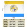 BASTU Flag of Newport Beach, California Throw Blanket for Men Women Couch Bed Sofa Throw Blanket 80""x60"" Blankets, Black view 3