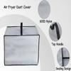 CouldyCasi Air Fryer Dust Cover Heat-Resistant Waterproof Protective Cover Nylon Fabric Air Fryer Cover for Ninja Air Fryer Pro XL 6-in-1 with 6.5 QT Capacity AF181 (Grey), Gray view 4