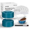 Nessus Reusable Vertuo Capsule Kit, [ALSeal EZ FIT] for Refillable Pods with 100 Pcs Aluminum Foil Seal Lids, Holder, Brush, for Refilling Vertuo Pods Reusable Vertuoline Pod(Blue) view 1