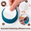 Nessus Reusable Vertuo Capsule Kit, [ALSeal EZ FIT] for Refillable Pods with 100 Pcs Aluminum Foil Seal Lids, Holder, Brush, for Refilling Vertuo Pods Reusable Vertuoline Pod(Blue) view 3