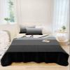 Quilts Twin XL Size Modern Simple Stripes Soft Comforter Bedding Set for Bed, Country Gradient Gray Lightweight Quilte Bedspread with Pillow Cover(2 Pieces) for All Season, 68x98 Inch view 3