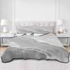 Quilts Twin Size Nautical Coastal Soft Comforter Bedding Set for Bed, Gray Gradient Beach Lightweight Quilte Bedspread with Pillow Cover(2 Pieces) for All Season, 68x86 Inch view 3