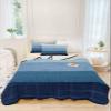 Quilts Twin XL Size Farmhouse Rustic Soft Comforter Bedding Set for Bed, Country Gradient Stripes Blue Lightweight Quilte Bedspread with Pillow Cover(2 Pieces) for All Season, 68x98 Inch view 3