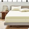 Microfiber 3 Pcs Zipper Fitted Sheet Queen Size, Include 1 Zipper Fitted Sheet (60X80) 18" Inch Deep Pocket with 2 Pillowcase (20X30) Soft and Easy to Put - Ivory Color view 1