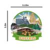 Buffalo New York USA America Wooden Fridge Magnet Funny 3D Handmade City Travel Souvenirs Crafts Refrigerator Stickers Home Office Decor Collection Gift view 4