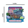Myrtle Beach South Carolina USA America Wooden Fridge Magnet Funny 3D Handmade City Travel Souvenirs Crafts Refrigerator Stickers Home Office Decor Collection Gift view 4