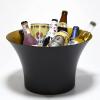 12L Thicked Stainless Steel Ice Bucket,Ice Pail,Large Drinks Cooler/Beer Bucket,High Capacity Creative Wine Bucket for Champagne,Beer,Wine and Cocktails Etc,Gold view 1