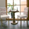 4 Pcs Dining Chair Covers Stretch Spandex Slipcovers Garden Blossom Flower Leaves Removable Washable Dining Room Seat Cover Cushion Protector for Home Hotel Banquet Decor Abstract Spring Floral Art view 3