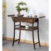 DECORN Chinese Style Console Table Entryway Table Narrow Long Sofa Table Hallway Foyer Table Behind Couch Table with Drawer and Storage Shelf for Living Room and Corridor,2 Tier-47.2"" L view 2