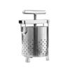 WANFEC Fruit Wine Press Honey Press Extractor Household Stainless Steel Barrels Cheese Tincture Herb Manual Press machine Press Beekeeping Tool with T-Handle, Stable Base view 1