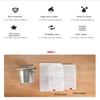WANFEC Fruit Wine Press Honey Press Extractor Household Stainless Steel Barrels Cheese Tincture Herb Manual Press machine Press Beekeeping Tool with T-Handle, Stable Base view 3