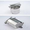 WANFEC Fruit Wine Press Honey Press Extractor Household Stainless Steel Barrels Cheese Tincture Herb Manual Press machine Press Beekeeping Tool with T-Handle, Stable Base view 4