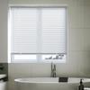 Custom Venetian Blinds for Windows Cordless 1 Inch Blinds Aluminum Blinds Interiors Mini Blinds for Room Darkening Blackout Horizontal Mini Blinds.White,49 1/2''W x 36''H view 2
