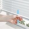 Custom Venetian Blinds for Windows Cordless 1 Inch Blinds Aluminum Blinds Interiors Mini Blinds for Room Darkening Blackout Horizontal Mini Blinds.White,49 1/2''W x 36''H view 3