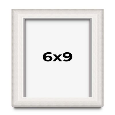 6x9 Shadow Box Silver Brushed Display Frame | 1.5 Inches Deep | 1 Inch Wide Moulding | Includes Shatter Resistant Acrylic Plexiglass, Backing and Hanging Hardware