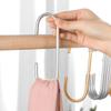 5.7-Inch Metal C-Shaped Hook,Set of 8,Closet Organizer Hooks,Aluminium Alloy Hanger Hooks for Pot Rack,Closet Rod,Towel Bar (Gold) view 3