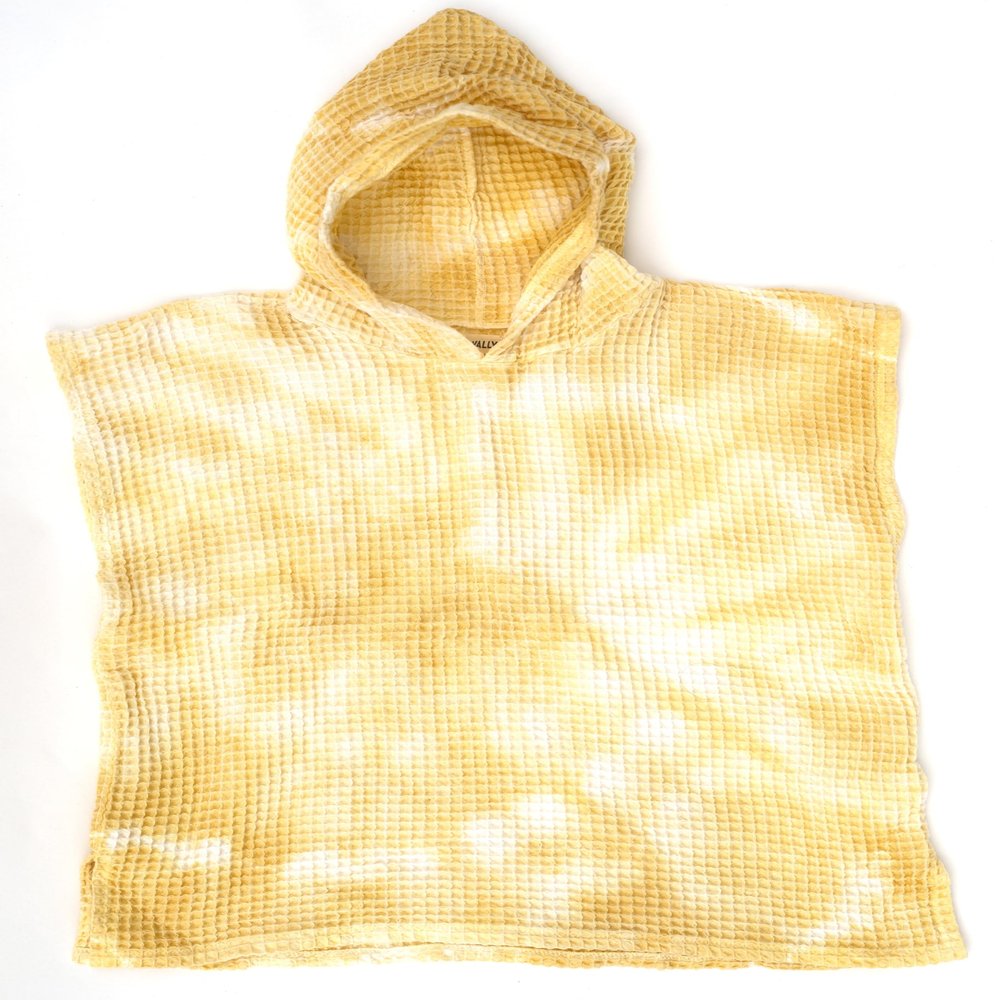 Shwally The Hand-Dyed Original Ponchos - One-of-A-Kind Designs - Perfect for Beach & Bath Time with 100% Organic Cotton
