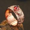 4 Pieces Feng Shui Amulet Ring to Attract Good Fortune and Riches view 3