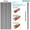 9 Pieces Room Separators Post Divider Wall 2ft 3ft 4ft 5ft 6ft 7ft High, Floor To Ceiling Partition Screen Customized Modern Square Column, Office Living Room Entryway(Size:5x8cm-105cm/3.4ft/41.3in) view 2