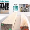 9 Pieces Room Separators Post Divider Wall 2ft 3ft 4ft 5ft 6ft 7ft High, Floor To Ceiling Partition Screen Customized Modern Square Column, Office Living Room Entryway(Size:5x8cm-105cm/3.4ft/41.3in) view 3
