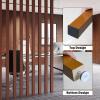 9 Pieces Room Separators Post Divider Wall 2ft 3ft 4ft 5ft 6ft 7ft High, Floor To Ceiling Partition Screen Customized Modern Square Column, Office Living Room Entryway(Size:5x8cm-105cm/3.4ft/41.3in) view 4