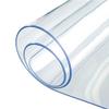 2mm Table Tablecloth Protector Clear Plastic Cloths Waterproof Wipeable Heat Resistant Vinyl PVC Desk Top Pad Cover for Oblong Rectangular Tables Mat Furniture Protector,80x100cm/31x39in view 1