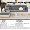 MAOILY Soothing Home Sofa Covers, Sofa Hero Covers for Couch, Couch Cushion Covers, Sofa Covers Washable Sectional Couchs Covers Stretch Slipcovers for Pets (Light Gray,Extra Large Single Seat Cover) view 2