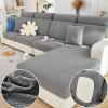 MAOILY Soothing Home Sofa Covers, Sofa Hero Covers for Couch, Couch Cushion Covers, Sofa Covers Washable Sectional Couchs Covers Stretch Slipcovers for Pets (Medium Gray,Headrest Cover) view 1