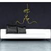 Kiss me at Midnight,Sexy Romantic Gifts,Kiss Wall Art,Kissing Couple Metal Wall Decoration, Black and White Love Wall Art,Metal Love Sign for Living Room,Office,Bathroom (Gold-4, 19"x 19"/47x47 cm) view 2