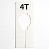 HomeLoft Basics Rectangular Size Divider 4T White with Black Print - Count of 10 view 1