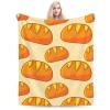 Rye Bread Food Seamless Pattern Throw Blanket for Men Women Couch Bed Sofa Throw Blanket 40"x30" Blankets view 1