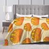 Rye Bread Food Seamless Pattern Throw Blanket for Men Women Couch Bed Sofa Throw Blanket 40"x30" Blankets view 4