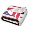 Yin Yang Flag Combination of America and District of Columbia Throw Blanket for Men Women Couch Bed Sofa Throw Blanket 60"x50" Blankets view 2