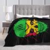 Creative Sao Tome and Principe Patriot Skull National Flag Throw Blanket for Men Women Couch Bed Sofa Throw Blanket 60"x50" Blankets view 4