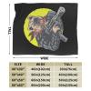 Hyenas with Guns Throw Blanket for Men Women Couch Bed Sofa Throw Blanket 60"x50" Blankets view 3