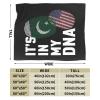 Pakistan It's in My DNA Throw Blanket for Men Women Couch Bed Sofa Throw Blanket 60"x50" Blankets view 3