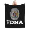 Coat of Arms of New Zealand It's in My DNA Throw Blanket for Men Women Couch Bed Sofa Throw Blanket 60"x50" Blankets view 1