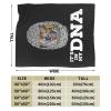 Coat of Arms of New Zealand It's in My DNA Throw Blanket for Men Women Couch Bed Sofa Throw Blanket 60"x50" Blankets view 3