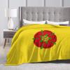 Lancashire County Flag Throw Blanket for Men Women Couch Bed Sofa Throw Blanket 60"x50" Blankets view 4