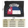 The North Carolina Flag and Freedom Throw Blanket for Men Women Couch Bed Sofa Throw Blanket 60"x50" Blankets view 3