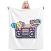 90s Cartoon Radio Throw Blanket for Men Women Couch Bed Sofa Throw Blanket 60"x50" Blankets view 1
